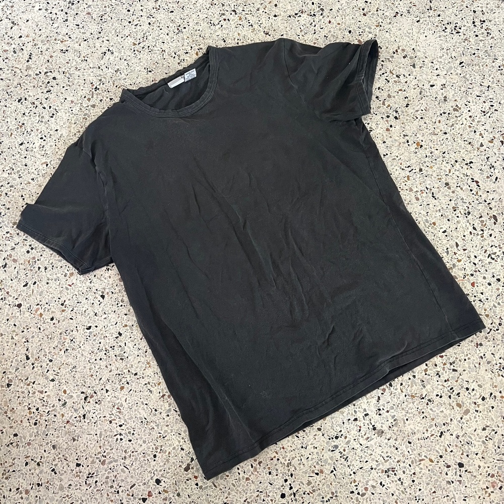 armani exchange women's black t shirt vintage size XL